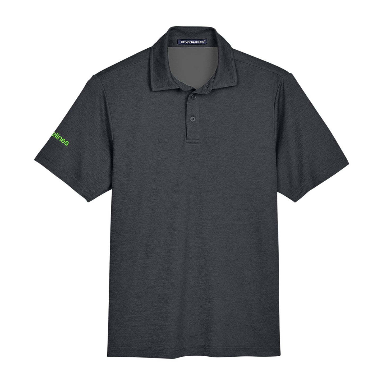 Wearables - Devon & Jones CrownLux Performance Polo - Black Heather - Men's